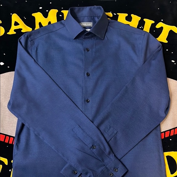 Michael Kors Slim fit Airsoft Stretch Dress Shirt ( Pre-owned ) - Picture 1 of 10